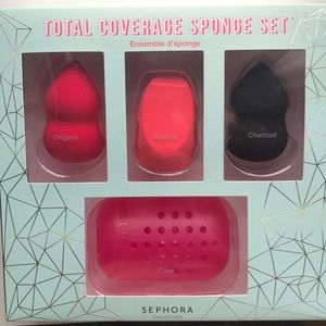Beauty sponge set with case